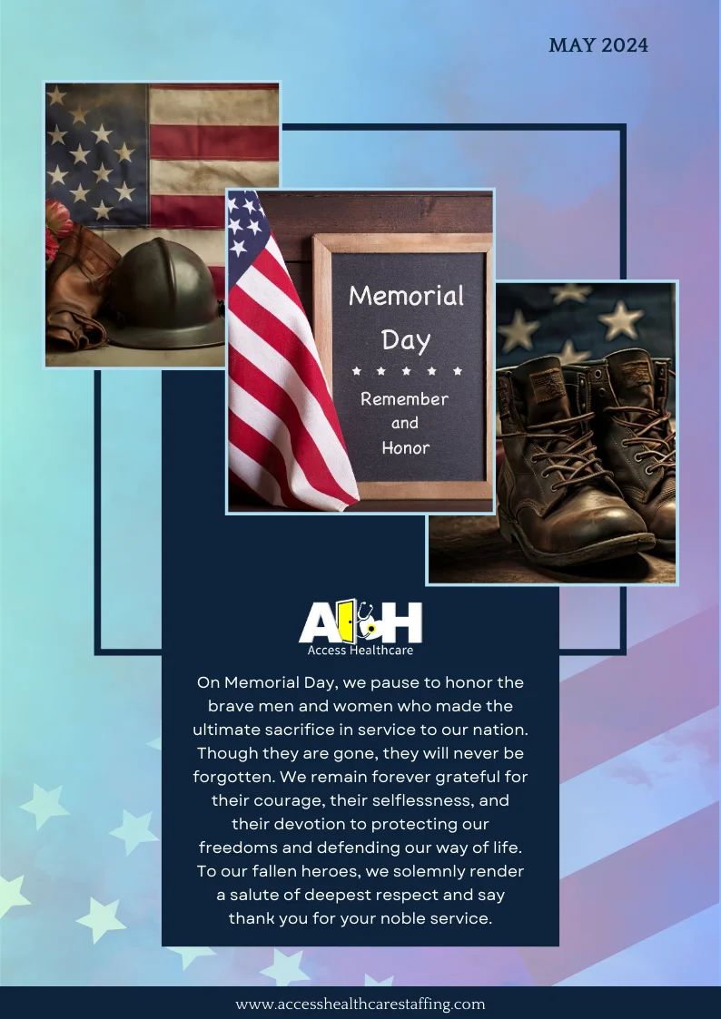 Acces Healthcare Staffing Memorial Day